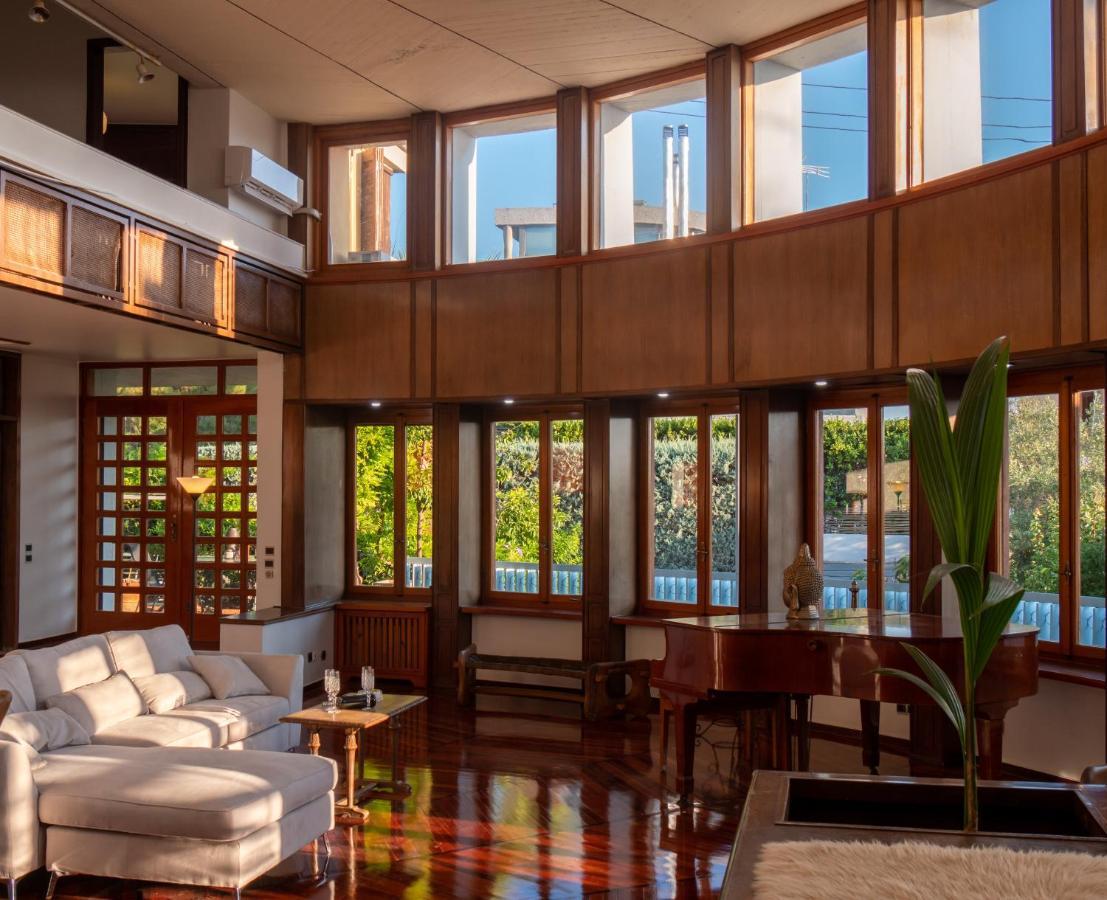 Villa Zoe Seaside Unique Villa Voula アテネ エクステリア 写真